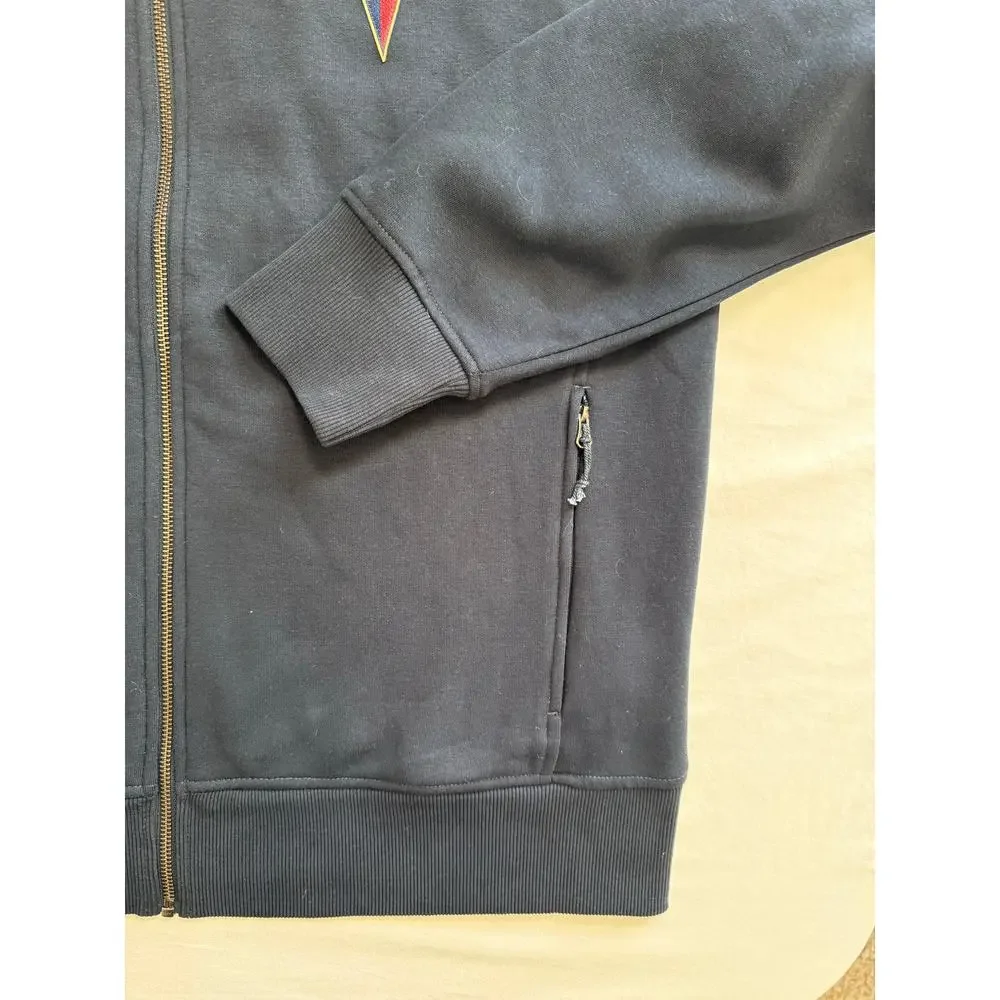 Pogon Szczecin Full Zip Sweatshirt Hoodie Football‎ Soccer Size XL